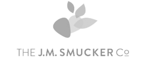 Smuckers logo in black and white