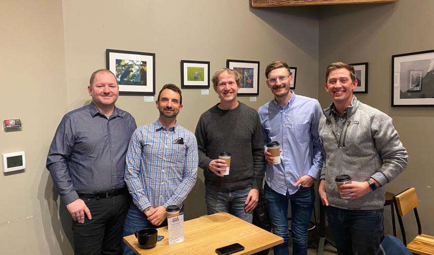 Cycle Labs and Jurassic Capital celebrate after the closing of the funding.