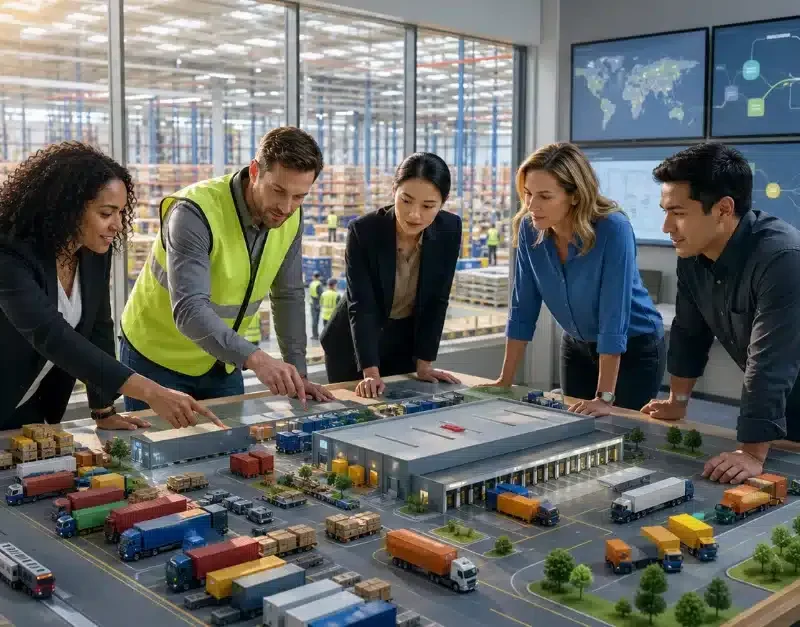 Business Process Testing Framework for Complex Supply Chains