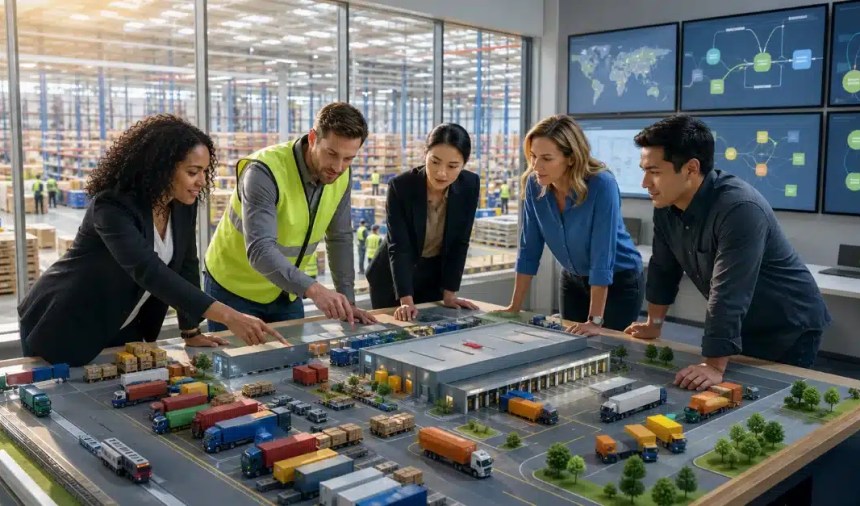 Business Process Testing Framework for Complex Supply Chains