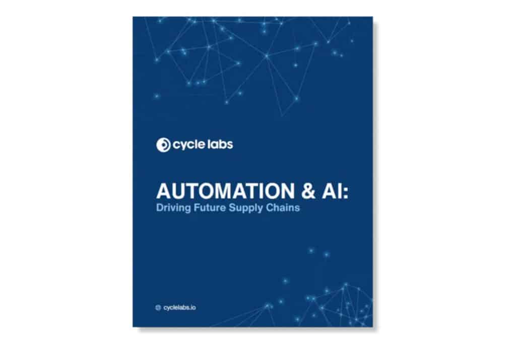 Cover of the white paper Automation & AI: Driving Future Supply Chains
